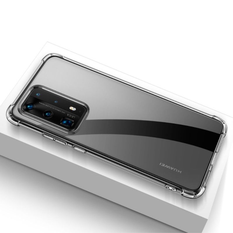 Etui Huawei P40 Pro Przezroczyste Poduszki Ochronne Leeu Etui Ochronne