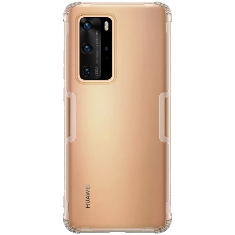 Etui Huawei P40 Pro Szary Wzmocniony Przezroczysty Nillkin