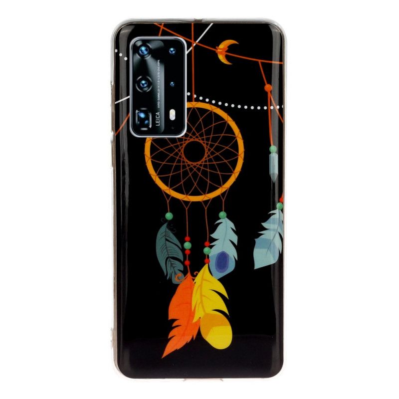 Etui Huawei P40 Pro Unikalny Fluorescencyjny Łapacz Snów