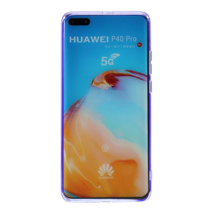 Etui Huawei P40 Pro Zielony Jabłkowy Purpurowy Kolory Silikonowe Etui Ochronne