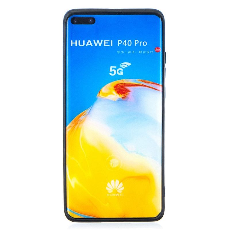 Futerały Huawei P40 Pro Etui na Telefon Elastyczna Grafika Silikonowa