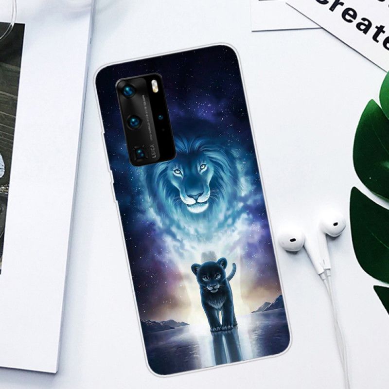 Futerały Huawei P40 Pro Etui na Telefon Lwiątko