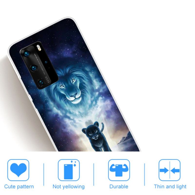 Futerały Huawei P40 Pro Etui na Telefon Lwiątko