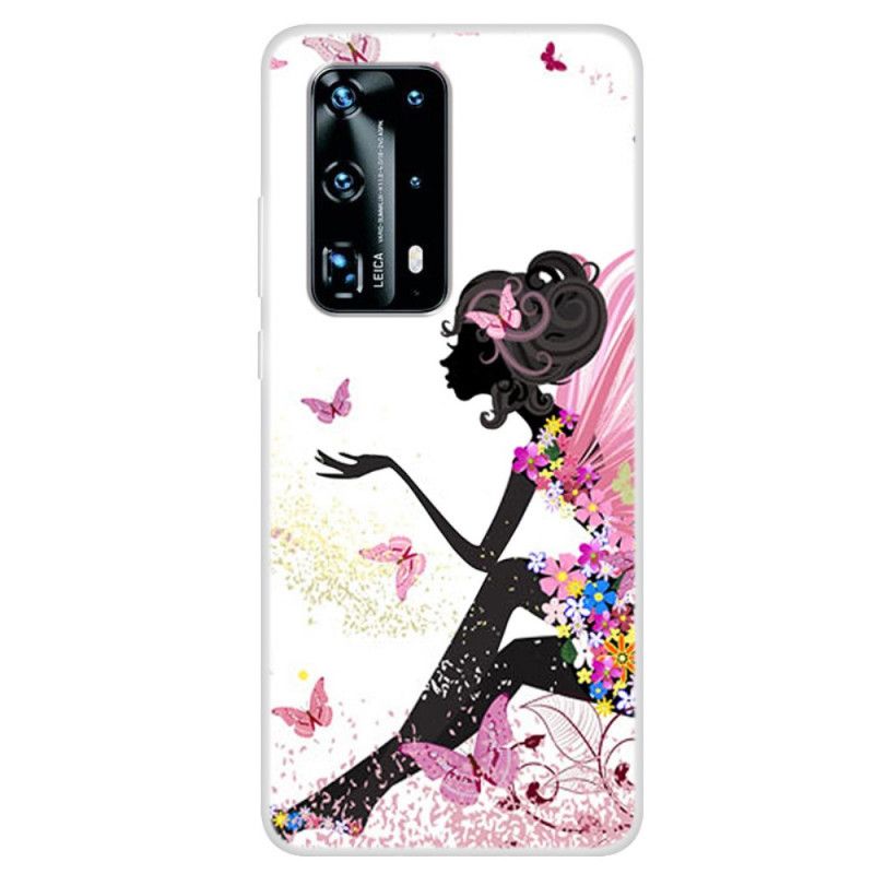 Futerały Huawei P40 Pro Etui na Telefon Pani Motyl