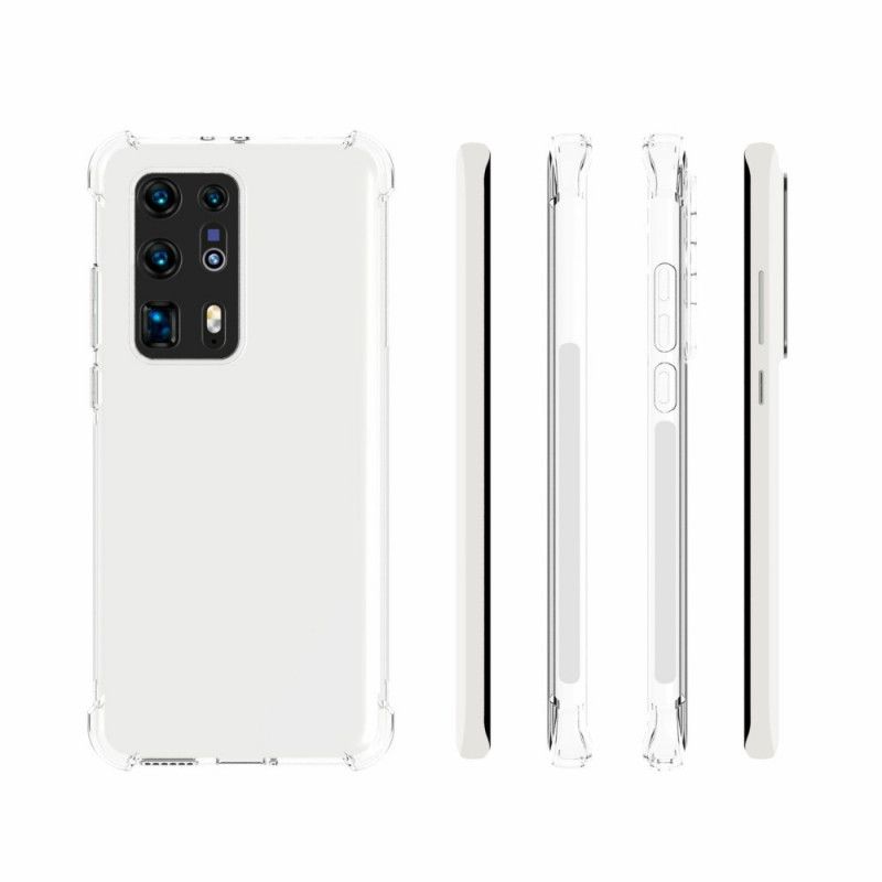 Futerały Huawei P40 Pro Etui na Telefon Przezroczyste Wzmocnione Rogi