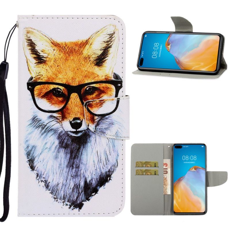 Obudowa Huawei P40 Pro Etui na Telefon Nerd Fox Ze Stringami