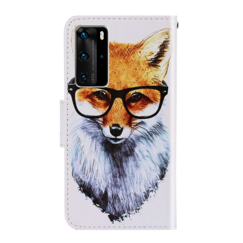 Obudowa Huawei P40 Pro Etui na Telefon Nerd Fox Ze Stringami