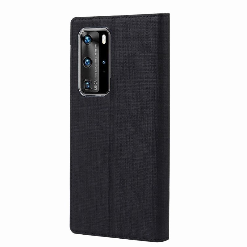 Zobacz Okładkę Huawei P40 Pro Szary Czarny Textured Vili Dmx