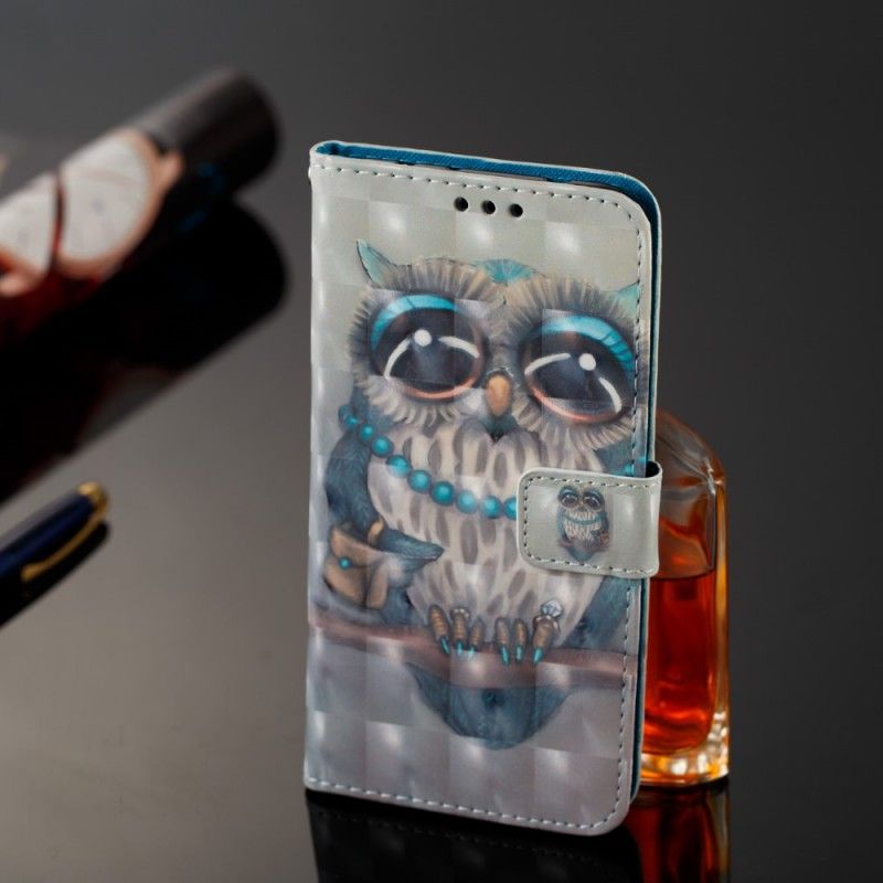 Etui Folio Samsung Galaxy A6 Plus Brakująca Sowa 3D Etui Ochronne