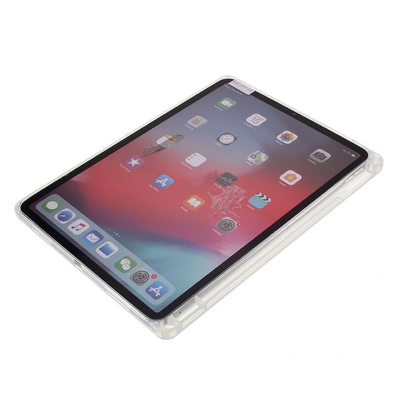 Etui Do Ipad Pro 12.9" (2021) (2020) (2018) Przezroczysty Uchwyt Na Ołówki