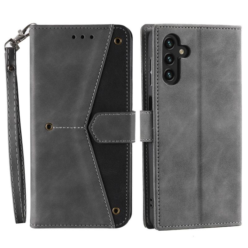 Etui Folio Do Samsung Galaxy A16 5g Dwukolorowe Zapięcie Magnetyczne