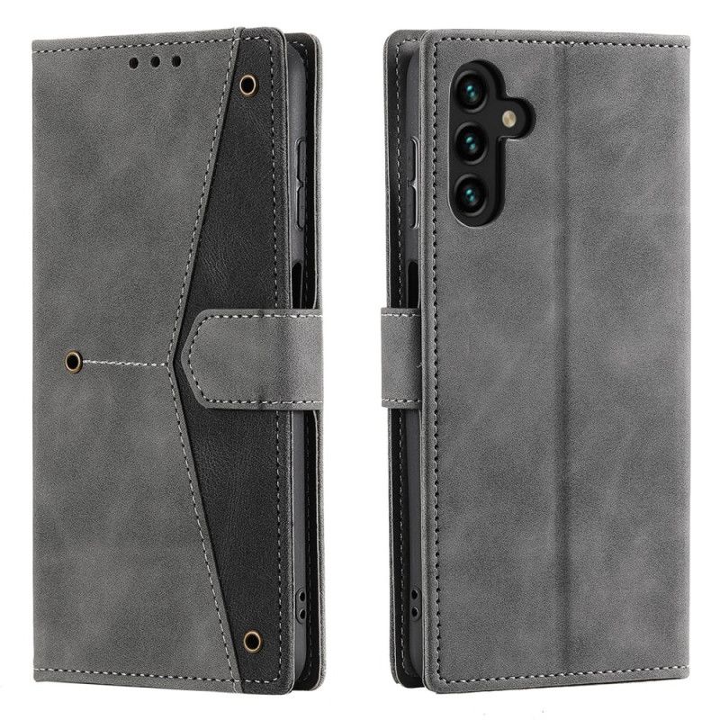 Etui Folio Do Samsung Galaxy A16 5g Dwukolorowe Zapięcie Magnetyczne