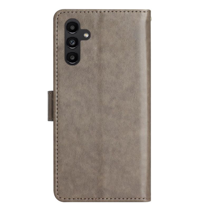 Etui Folio Do Samsung Galaxy A16 5g Kwiaty I Motyle