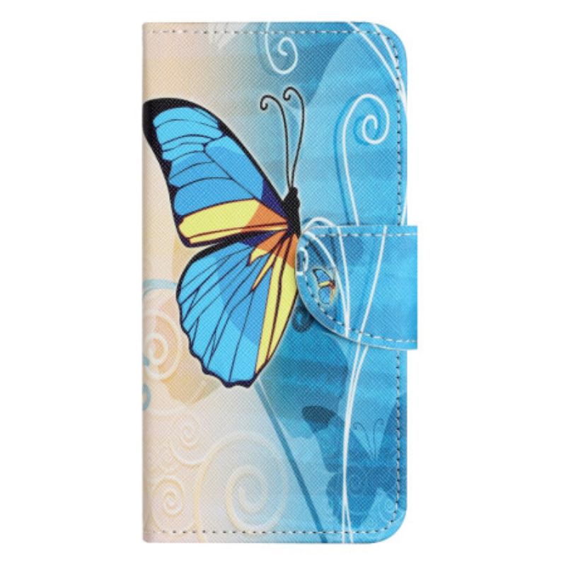 Etui Folio Do Samsung Galaxy A16 5g Wzór Motyla