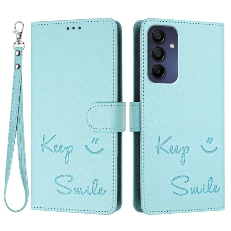 Etui Folio Do Samsung Galaxy A16 5g Zachowaj Uśmiech