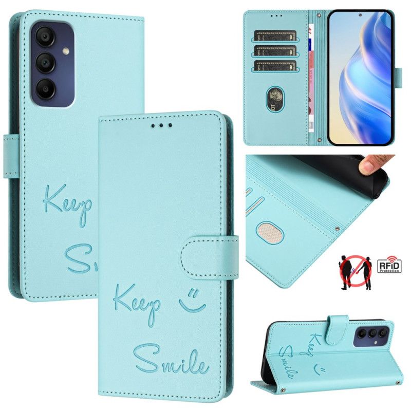 Etui Folio Do Samsung Galaxy A16 5g Zachowaj Uśmiech