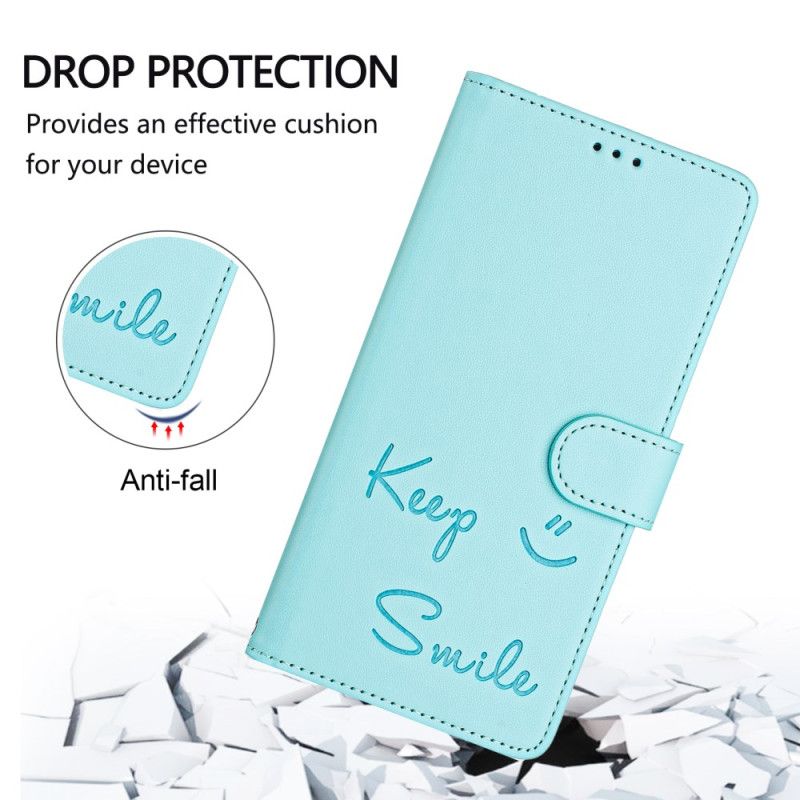 Etui Folio Do Samsung Galaxy A16 5g Zachowaj Uśmiech