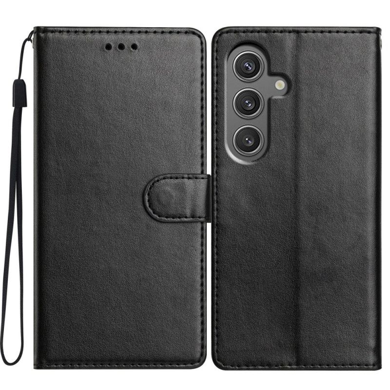 Etui Folio Do Samsung Galaxy A16 5g Zwykła Sztuczna Skóra