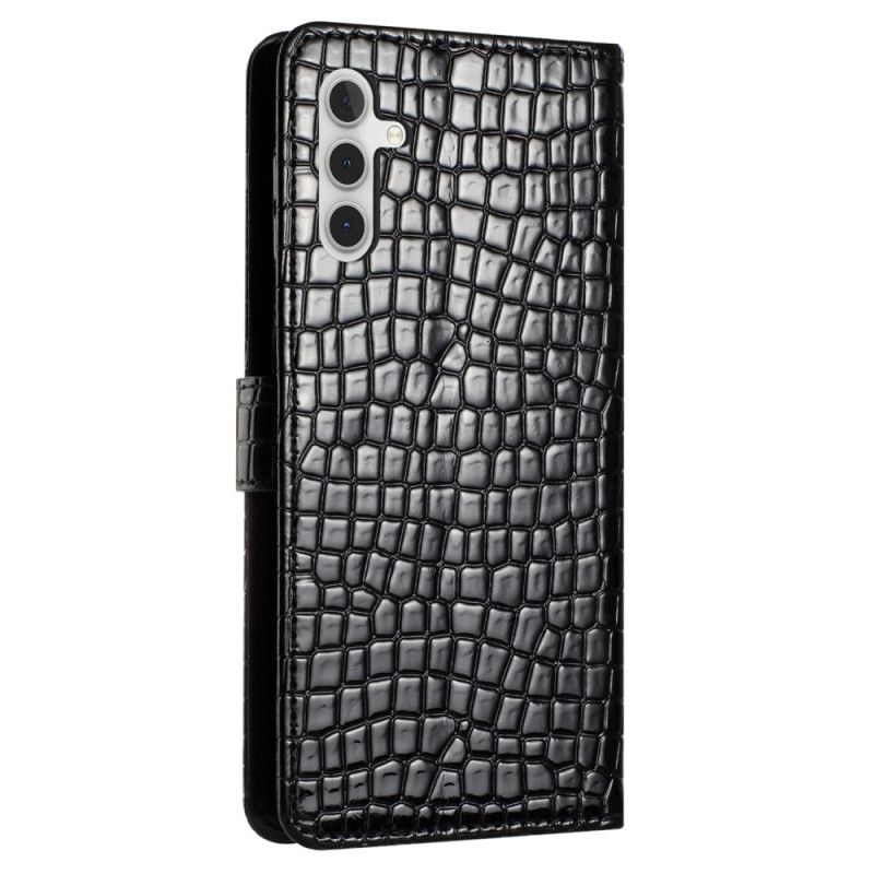 Etui Folio Samsung Galaxy A16 5g Efekt Krokodyla Etui Ochronne