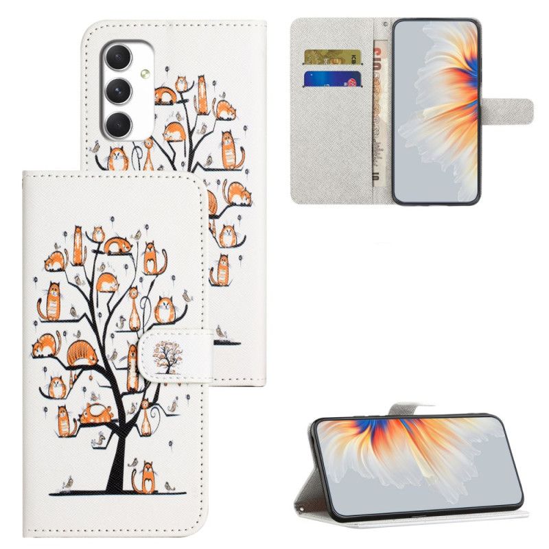 Etui Folio Samsung Galaxy A16 5g Koty I Drzewo Etui Ochronne