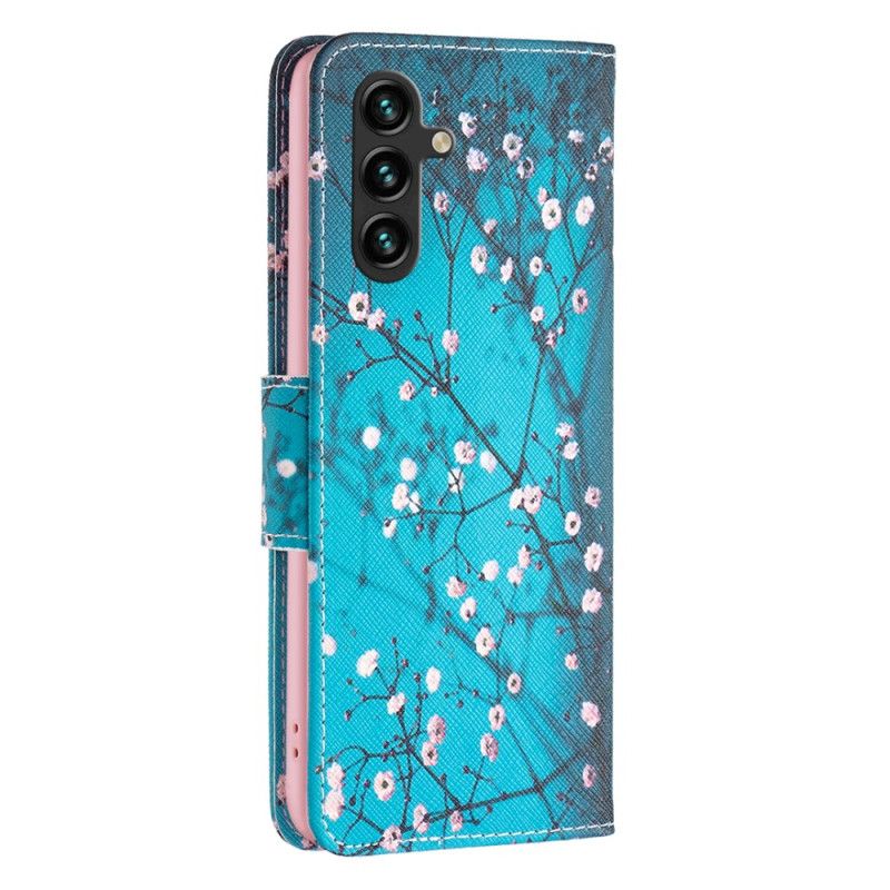 Etui Folio Samsung Galaxy A16 5g Kwiaty Śliwy