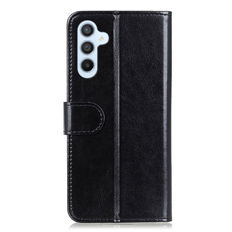 Etui Folio Samsung Galaxy A16 5g Woskowana Imitacja Skóry Etui Ochronne