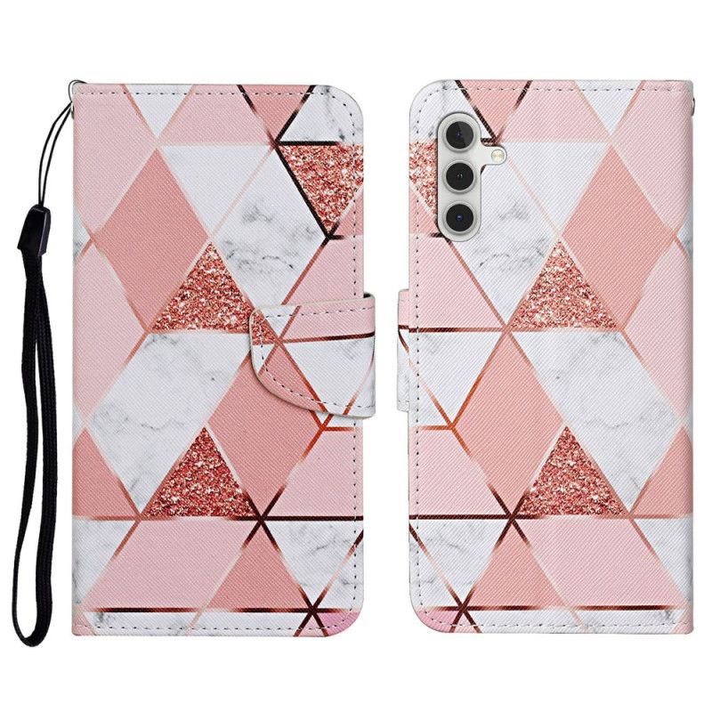 Etui Folio Samsung Galaxy A16 5g Wzór Marmuru Etui Ochronne