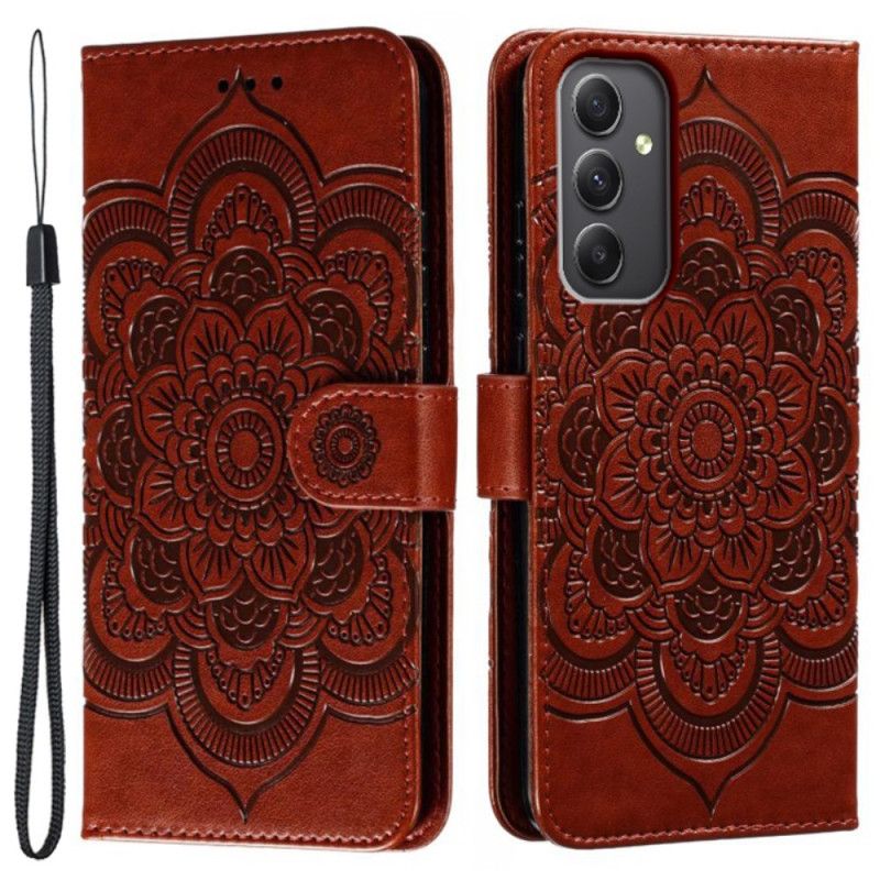 Etui Folio Samsung Galaxy A16 5g Wzór Paska Mandali Etui Ochronne