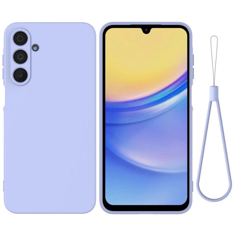 Etui Samsung Galaxy A16 5g Pasek Z Płynnego Silikonu Etui Ochronne