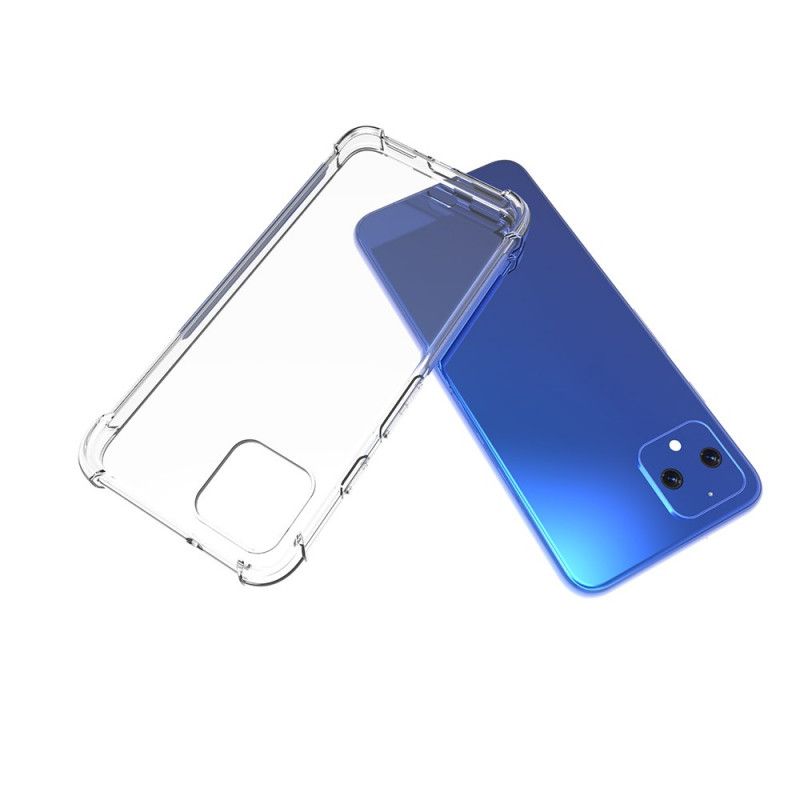 Etui Google Pixel 4 Przezroczyste Wzmocnione Rogi Etui Ochronne