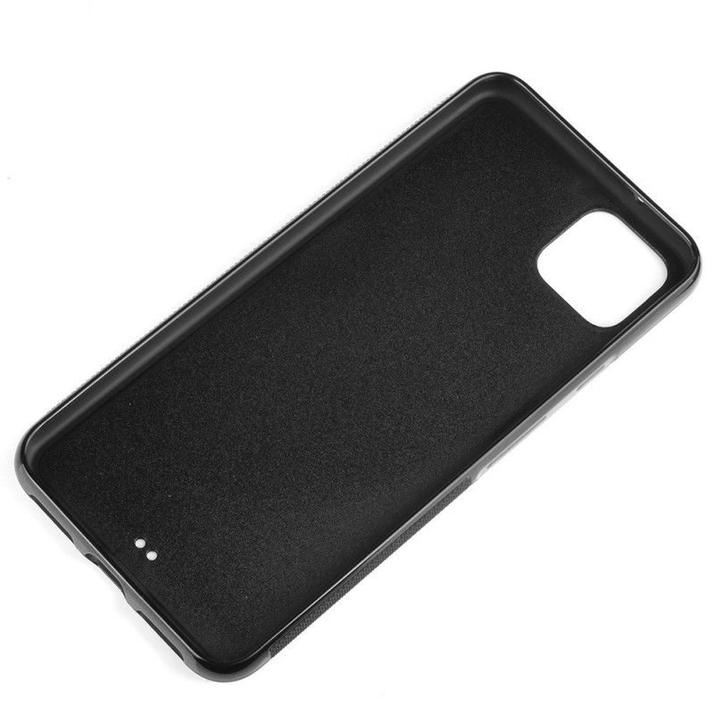 Etui Google Pixel 4 Szary Czarny Dwukolorowa Imitacja Skóry