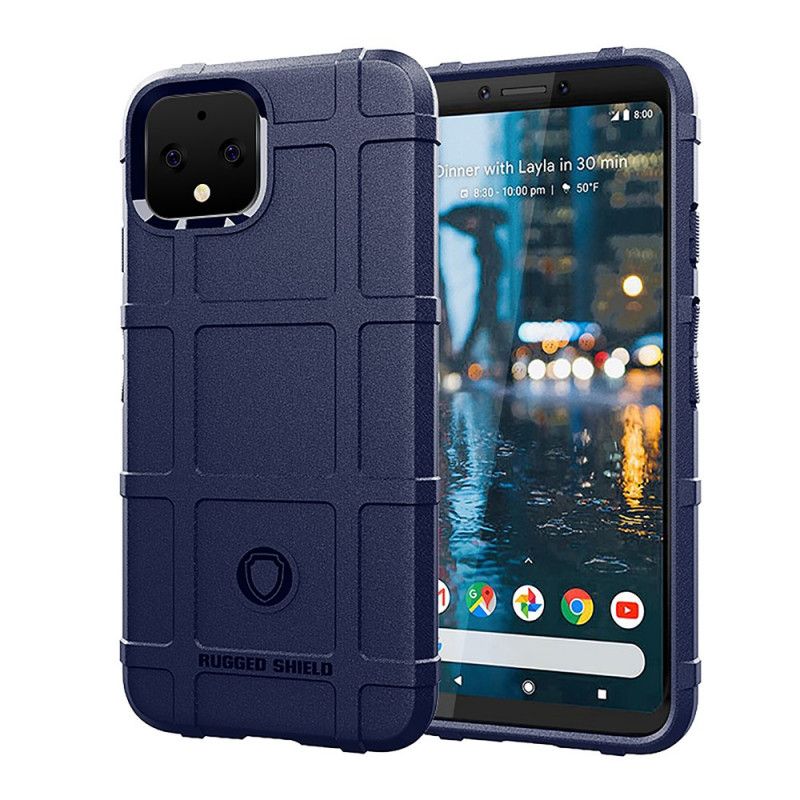 Futerały Google Pixel 4 Szary Czarny Etui na Telefon Wzmocniona Tarcza