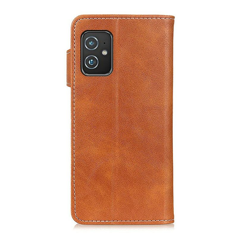 Etui Folio Asus Zenfone 8 Artystyczny Przycisk Szycia