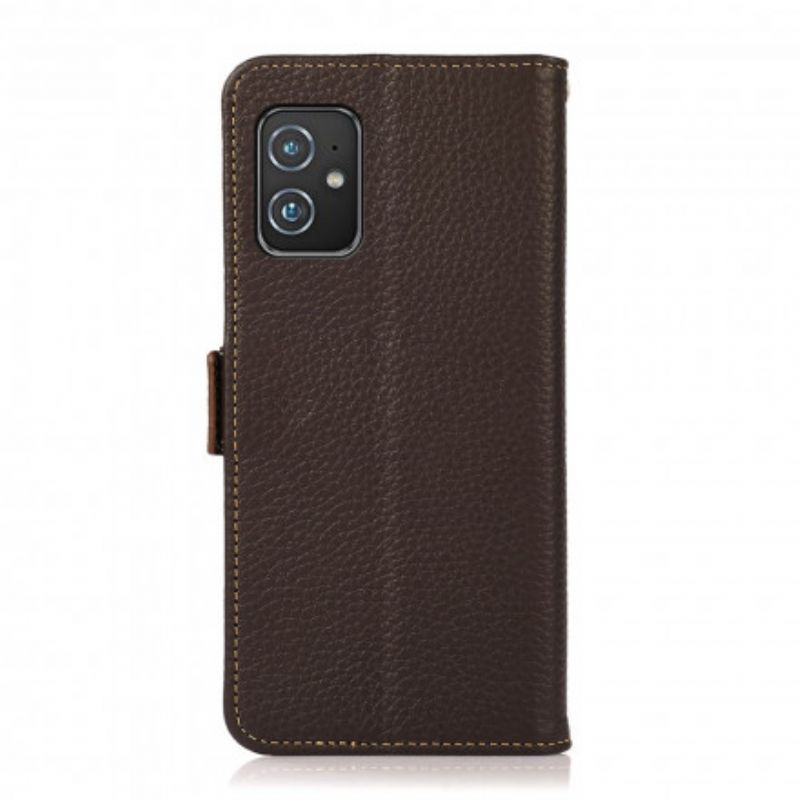 Etui Folio Asus Zenfone 8 Litchi Khazneh Skóra Etui Ochronne