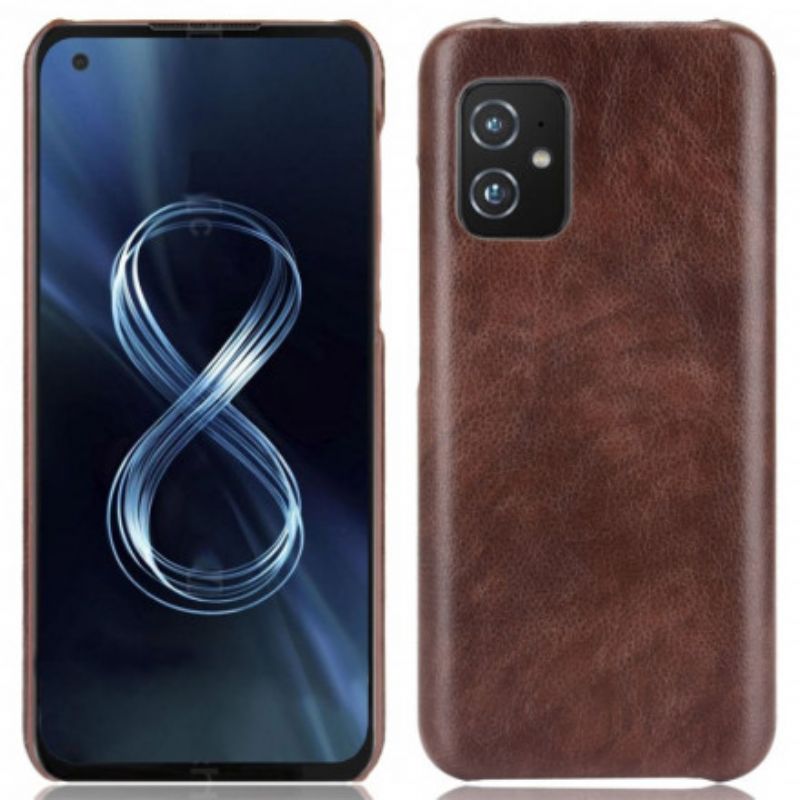 Futerały Asus Zenfone 8 Etui Na Telefon Liczi Efekt Skóry