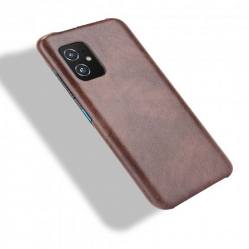 Futerały Asus Zenfone 8 Etui Na Telefon Liczi Efekt Skóry