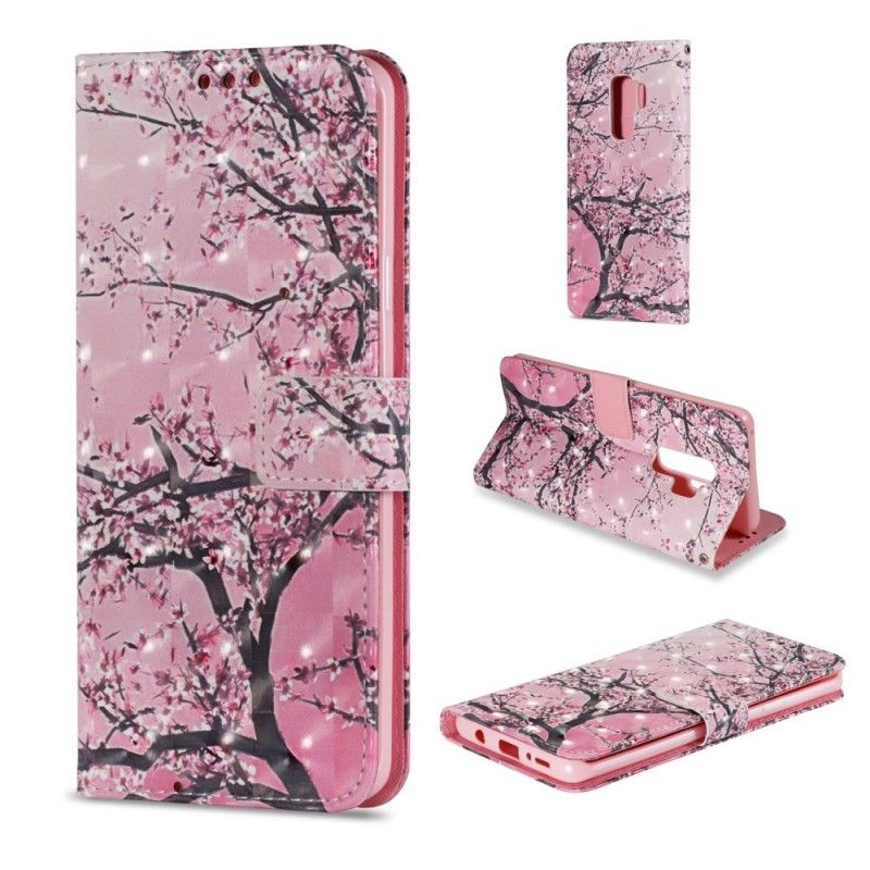 Etui Folio Samsung Galaxy S9 Plus Kwitnące Drzewo Etui Ochronne