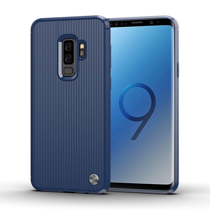 Etui Samsung Galaxy S9 Plus Czerwony Czarny Delikatna Konsystencja