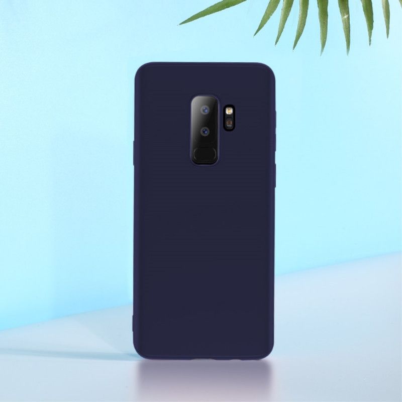 Etui Samsung Galaxy S9 Plus Czerwony Czarny Płynny Silikon Na Poziomie X Etui Ochronne