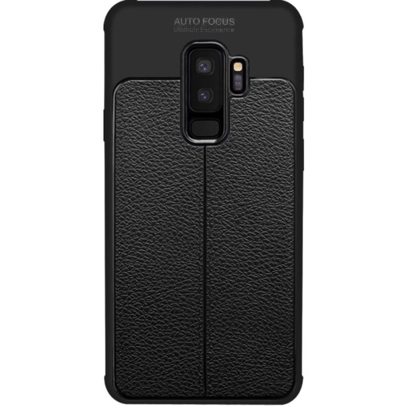 Etui Samsung Galaxy S9 Plus Granatowy Czarny Szwy Imak Ze Sztucznej Skóry