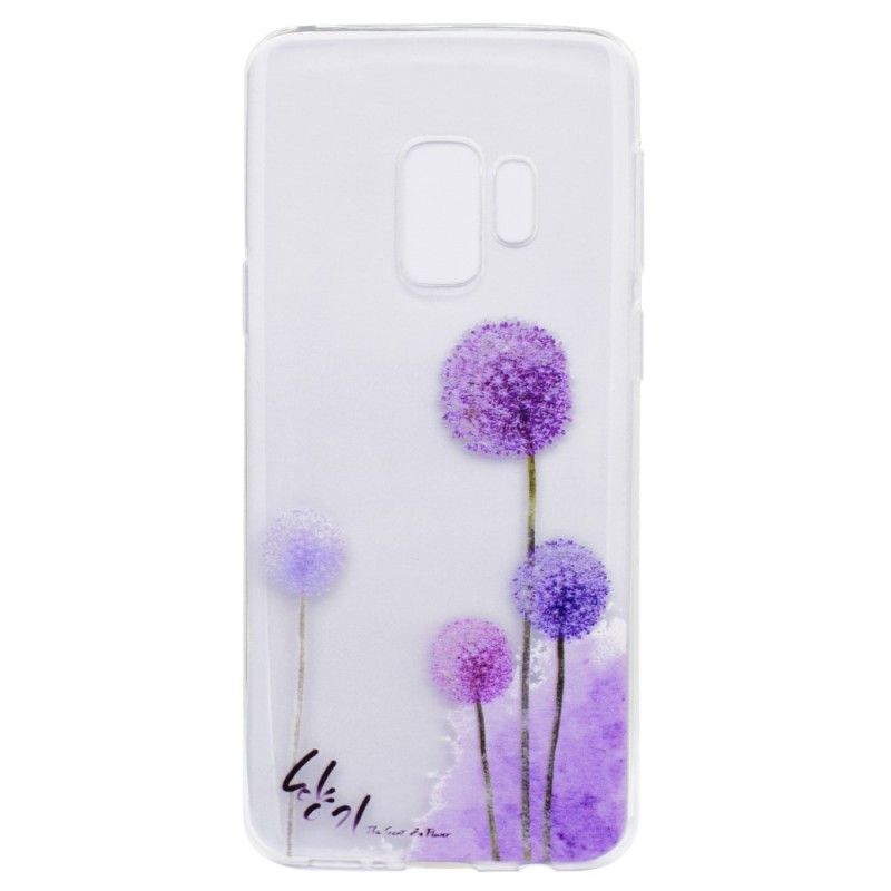 Etui Samsung Galaxy S9 Plus Przezroczyste Kolorowe Mlecze Etui Ochronne