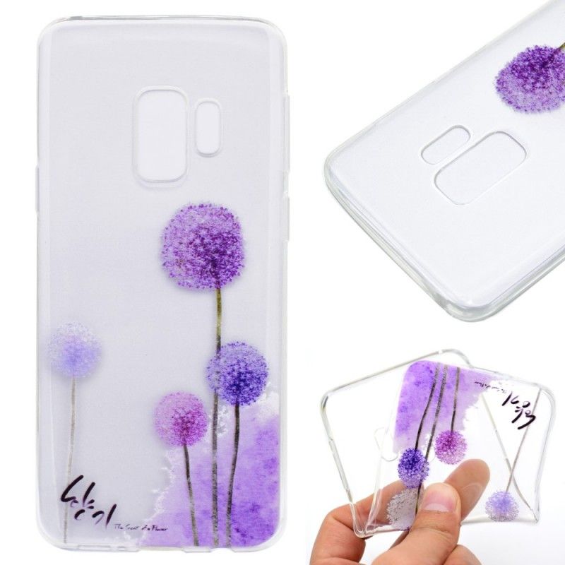 Etui Samsung Galaxy S9 Plus Przezroczyste Kolorowe Mlecze Etui Ochronne