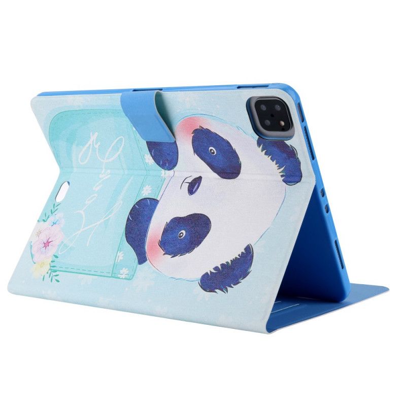 Etui Folio iPad Pro 11" (2018) (2020) Jasnoniebieski Wzór Z Serii Panda