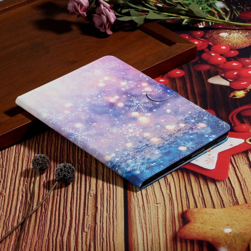 Etui Folio iPad Pro 11" (2018) (2020) Płatki Śniegu Etui Ochronne