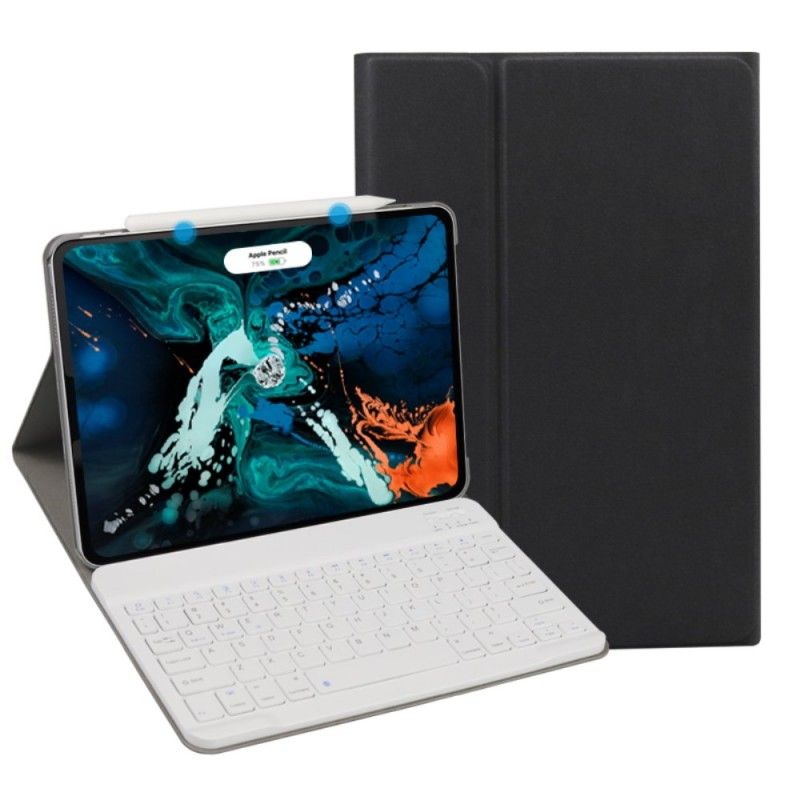 Etui Folio iPad Pro 11" (2018) (2020) Różowe Złoto Czarny Z Wysokiej Jakości Odłączaną Klawiaturą Bluetooth