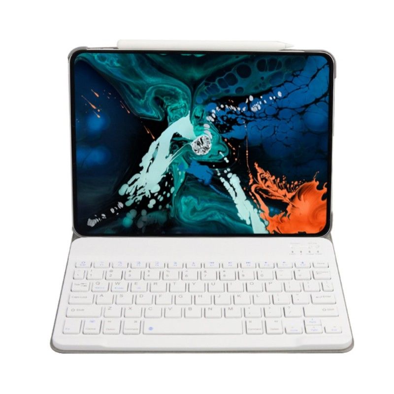 Etui Folio iPad Pro 11" (2018) (2020) Różowe Złoto Czarny Z Wysokiej Jakości Odłączaną Klawiaturą Bluetooth