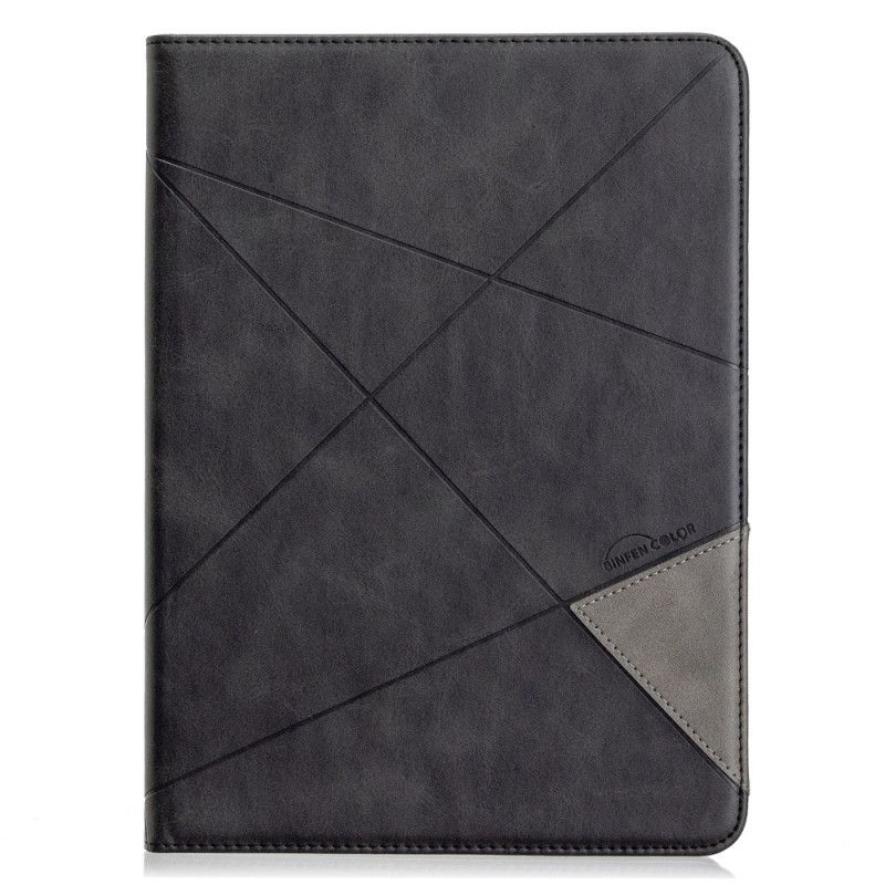 Etui Folio iPad Pro 11" (2018) (2020) Szary Czarny Kształt Geometryczny Etui Ochronne