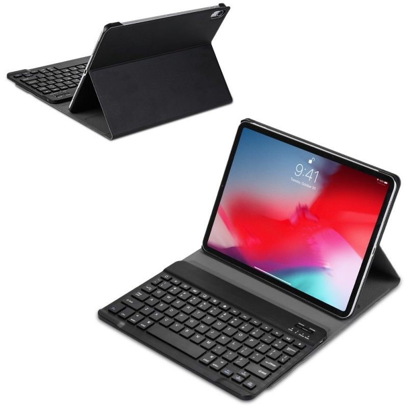 Etui Folio iPad Pro 11" (2018) (2020) Złoty Czarny Z Odłączaną Klawiaturą Bluetooth