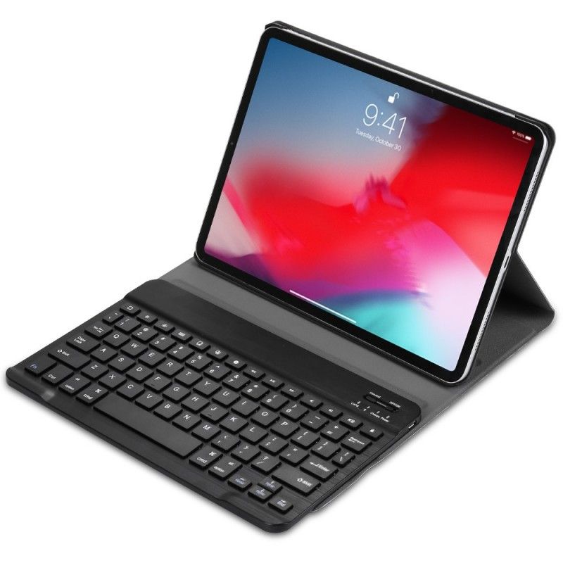 Etui Folio iPad Pro 11" (2018) (2020) Złoty Czarny Z Odłączaną Klawiaturą Bluetooth