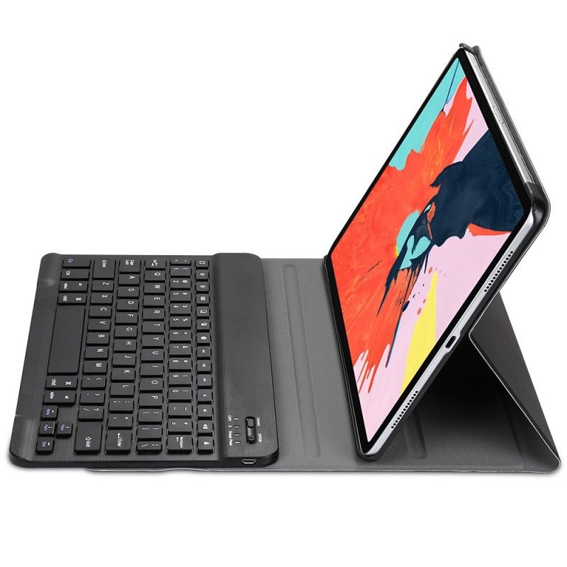 Etui Folio iPad Pro 11" (2018) (2020) Złoty Czarny Z Odłączaną Klawiaturą Bluetooth